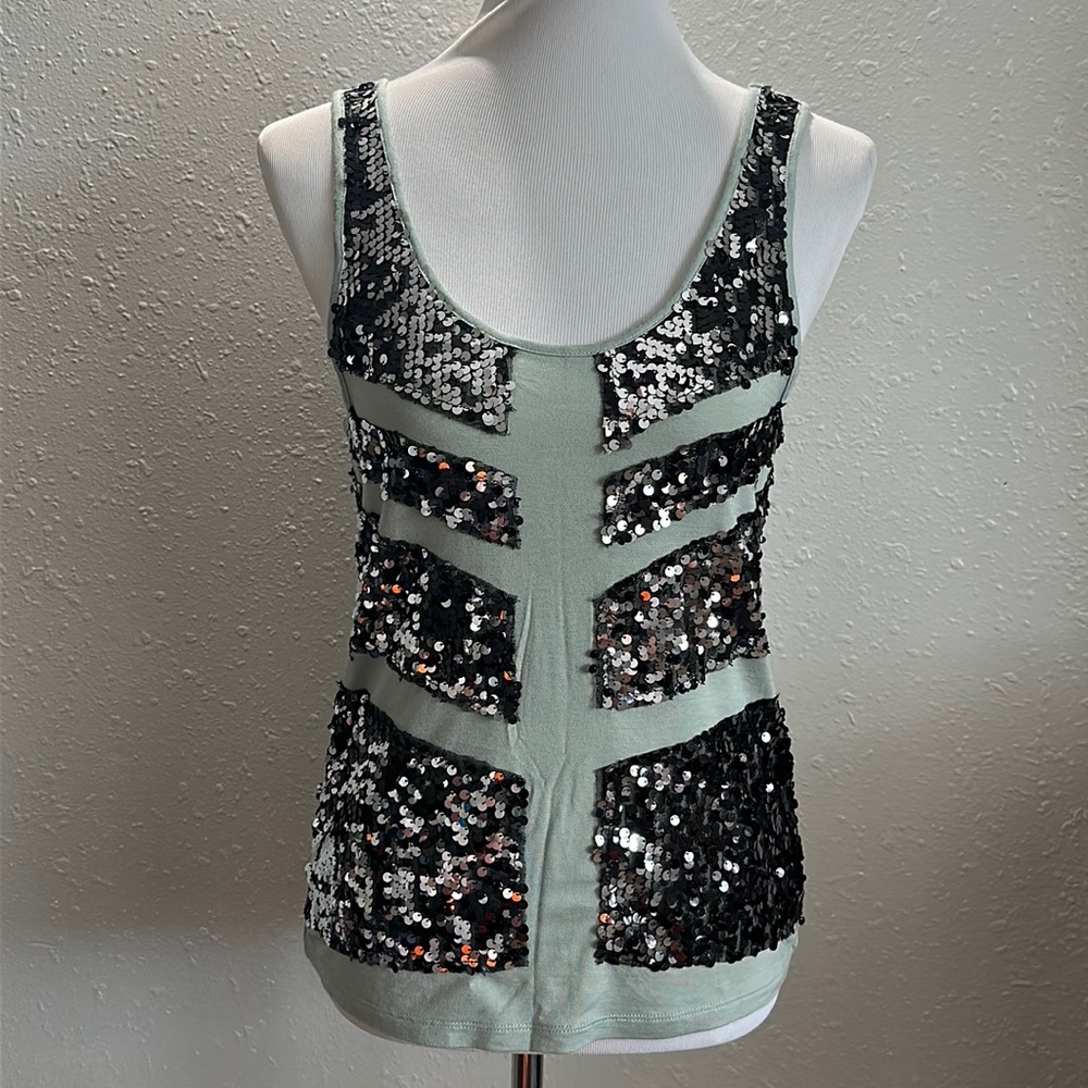 Rock & Republic Sequin Tank Top
